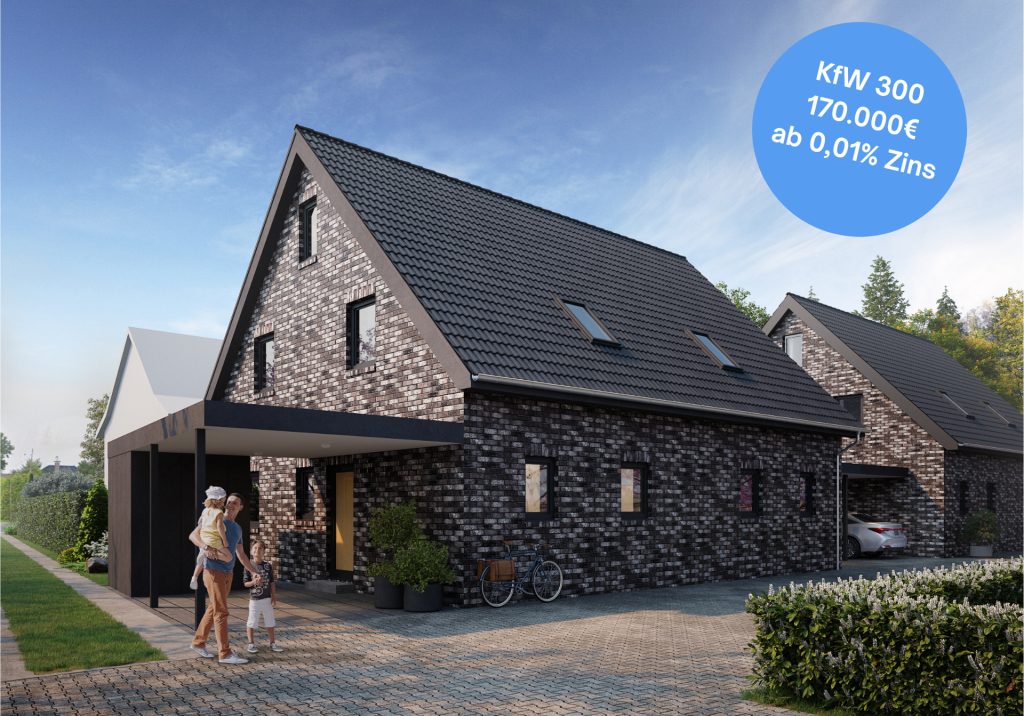 Immobilienangebot - Werlte / Bockholte - Wohnen - Modernes Neubauprojekt (Doppelhäuser, Einfamilienhäuser und Wohnungen) in Werlte zu verkaufen!