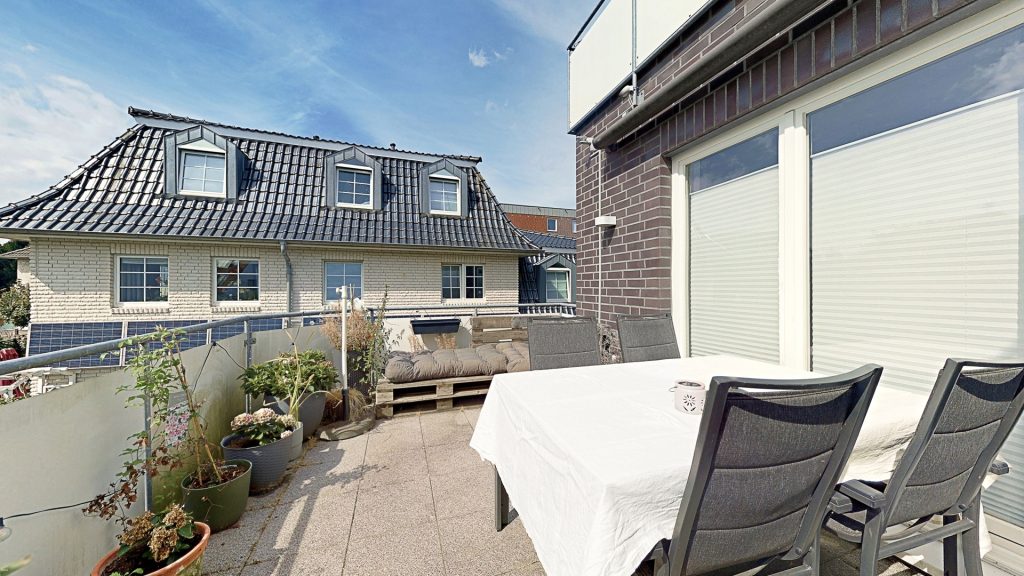 Immobilienangebot - Oldenburg - Wohnen - Moderne 3-Zimmer-Wohnung mit Dachterrasse in begehrter Lage von Oldenburg-Bloherfelde zu verkaufen!