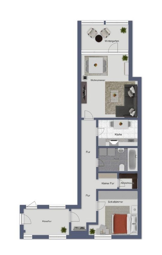 Immobilienangebot - Oldenburg - Wohnen - Renovierte Etagenwohnung mit sofortiger Verfügbarkeit im Gerichtsviertel Oldenburg