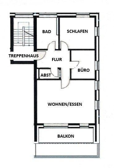 Immobilienangebot - Oldenburg - Wohnen - Moderne 3-Zimmer-Wohnung mit Tiefgarage im Bürgeresch